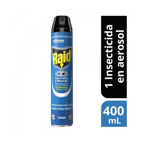 insectic raid 400ml zancudos/moscas